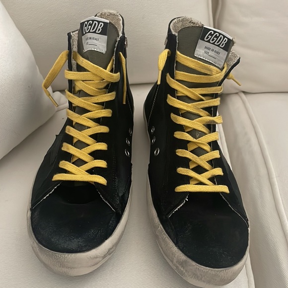 Golden Goose Francy Mens High Top Sneakers - Picture 2 of 16